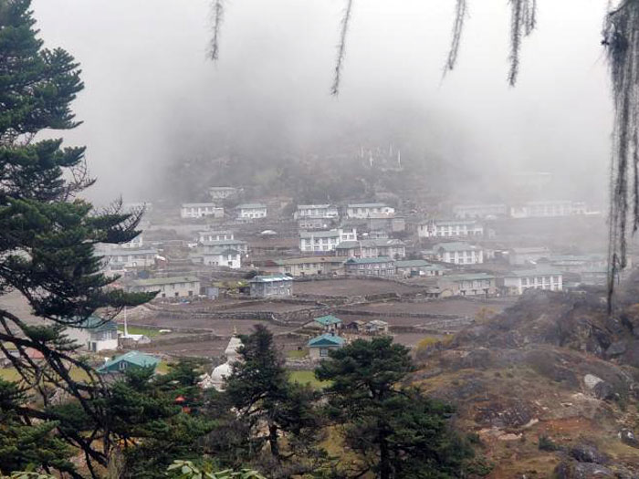 village from distance